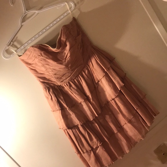 Made in USA COREY LYNN CALTER sz6 strapless dress - Picture 1 of 3